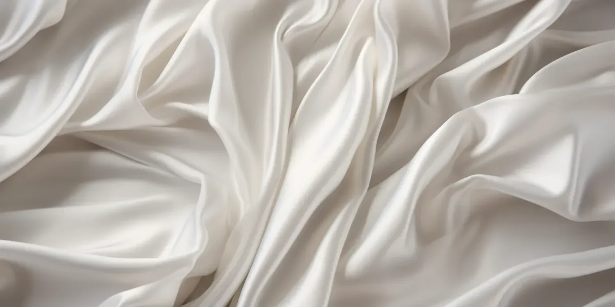 Pure White Silk Fabric
